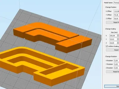 Formula 1 Stand Logo 3D print model
