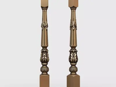 Classic baluster 3D model