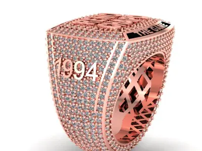 Band Ring 3D print model