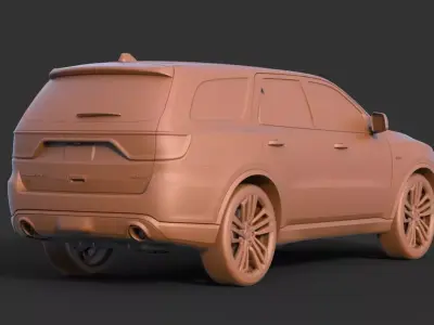Dodge Durango SRT8 3D print model
