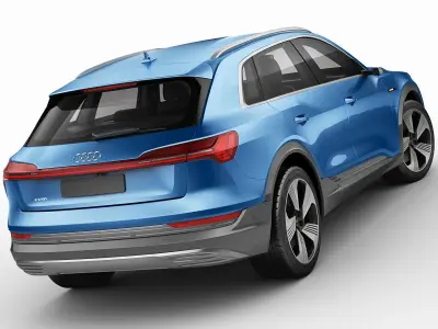 Audi E-Tron 2020 3D model