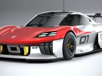Porsche Mission R 2021 3D model
