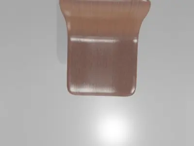 wooden chair 3D model