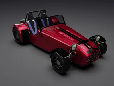 Lotus Seven 3D model 3D model