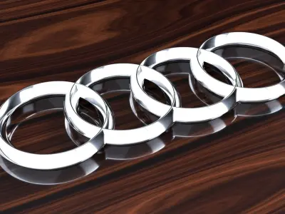 Audi Logo FREE Free 3D print model