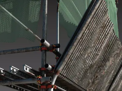 Scaffolding with Sheet 3D model