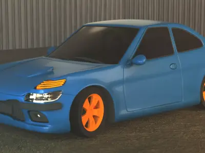 Concept car 3D model get