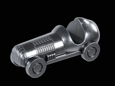Monopoly Car Low-poly 3D model