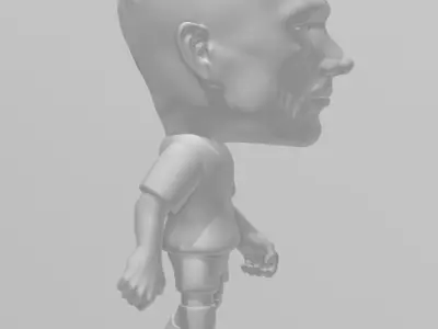 Edin Dzeko - Football Player 3D model