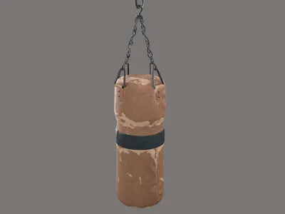 Punching Bag  Boxking Bag  Low-poly 3D model