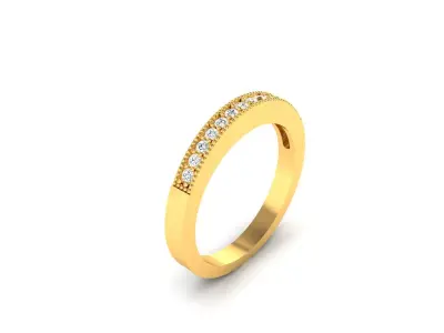 Solitaire Wedding Engagement Women Ring 3D print model buy