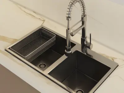 Kitchen 033 Low-poly 3D model