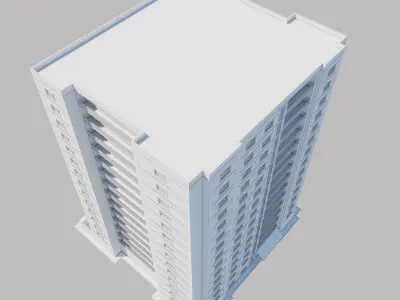 Modern structure Havana 668 3D model