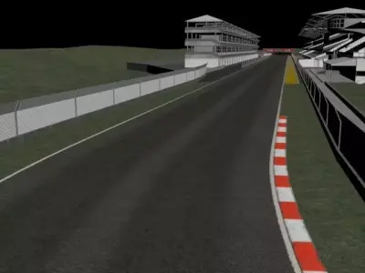 race track 3D model purchase