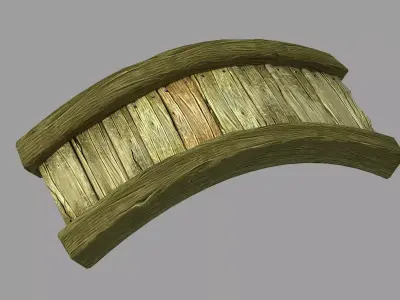Game Cartoon - Bridge 75 3D model