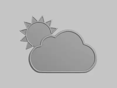 Weather Emoji Pack 3D Printable 20 Unique Emojis 3D print model