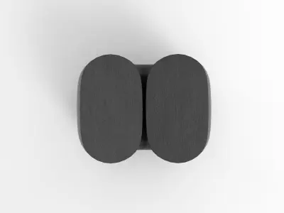 U Stool Low-poly 3D model
