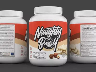 Protein Powder 3D model 128