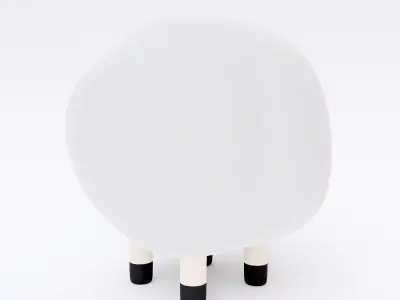 Sheep toon 3dmodel  3D model