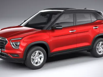 Hyundai Creta SU2 2022 3D model