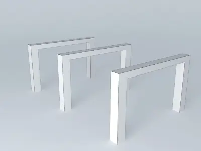 Bows over track Free 3D model