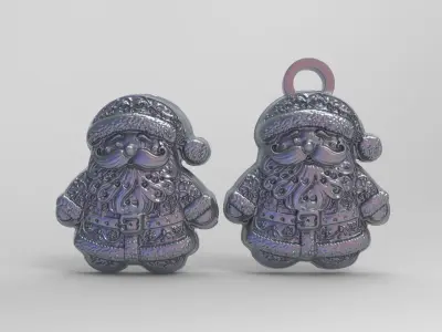 sanda cookie christmas decor  3D print model