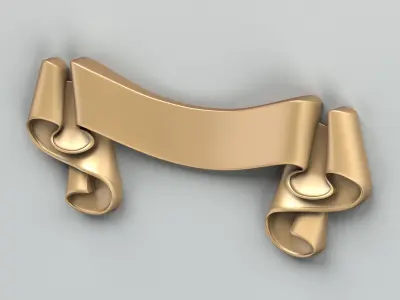 Decorative Ribbon 007 3D model