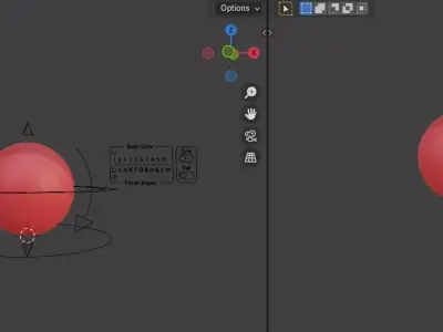 3D rigged ball 3D model