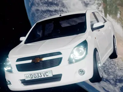 space for new trend cars in the space 3D model