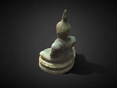 Character - Buddhahood statue 2 3D model
