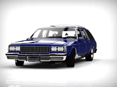 Chevrolet Caprice wagon  1980 3D model