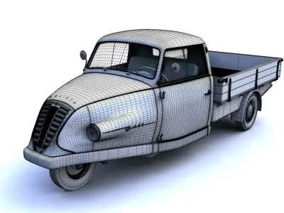 GOLIATH GOLI TIEFLADER 1955 3D model