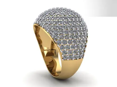 Diamond Ring 3D print model