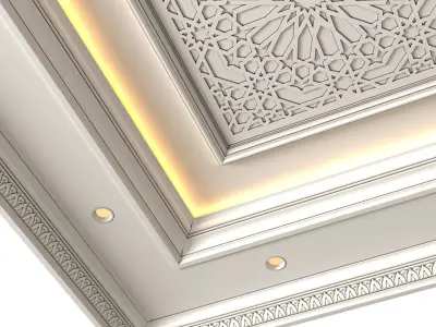 Ceiling in oriental style Arabic Ceiling 3D model