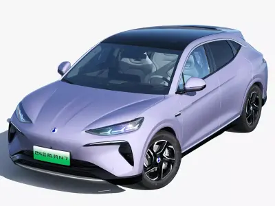 2025 Denza N7 AWD With interior 3D model