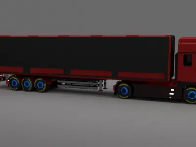Heavy Lorry 3D model