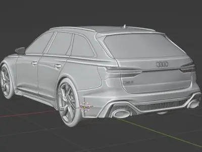 Audi RS 6 Avant Applied 3D model