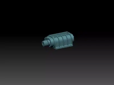 1-24 and 1-12 Blower and spacer plate 3D print model