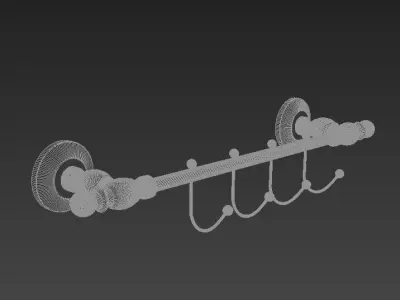 Ottoman Waterside  Hanger Quadripartite 3D model