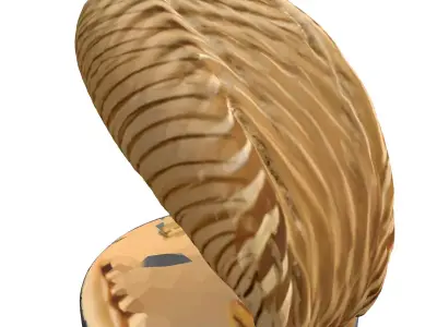 Detailed Braided Rope Decorative Model Low-poly 3D model