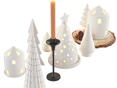 Christmas Decoration 01 3D model