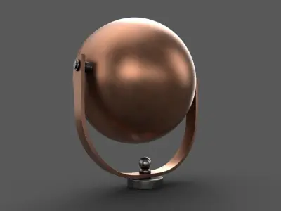 Vintage Lamp 01 Low-poly 3D model