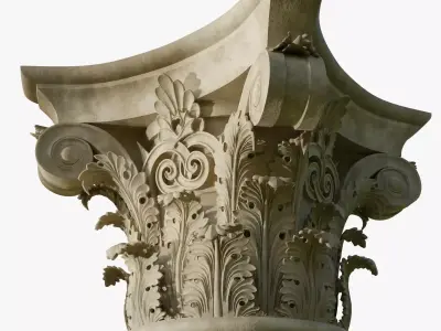 Corinthian Column 3D model