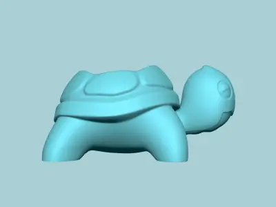 Turtle Back Vase - Cute Plant Pot - STL Printable 3D print model