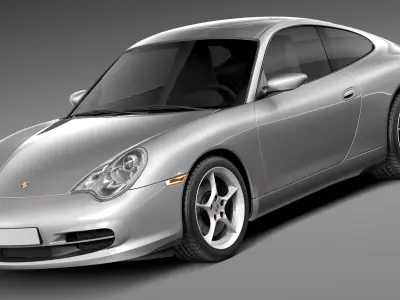 Porsche 911 996 carrera 2003 3D model