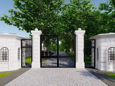 Old Style Mansion 3D Lumion 11-5  Model  3D model