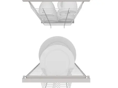 Built in dish rack for kitchen 3D model