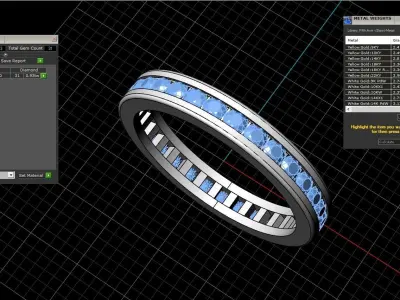 Channel set ring model 656 3D print model