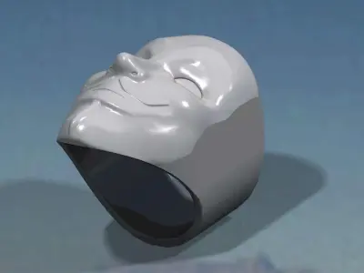 Anonymous ring 3D print model