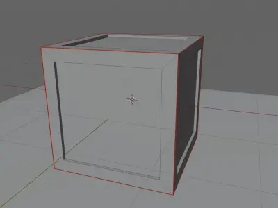 Wood Box - Caixa de Madeira Low-poly 3D model